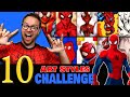 Drawing in 10 DIFFERENT STYLES..? | Art Styles SWAP Challenge | Spider-Man