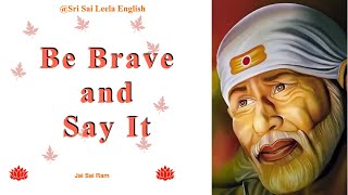 Sai Baba Message [ English ]  @Sri Sai Leela - English  SHIRDI SAI Baba Motivational
