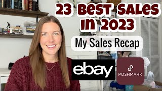 My 23 favorite sales of 2023! Recap of my first full year as a full time reseller!