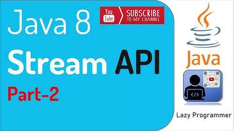 #10 - Java 8 - Stream API Part-2 | Intermediate and Terminal Operations #java8 #java #stream