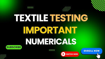 Textile Testing Revision Video | GATE Textile Engineering TF | GATE TF