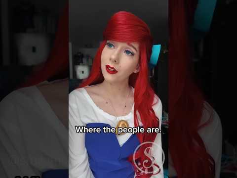 🧜‍♀️Ariel Goes to Comiccon #cosplay #ariel #thelittlemermaid #disney #ddv #comiccon #costume