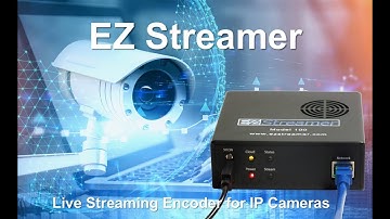 EZ Streamer Live Streaming Encoder for IP Cameras