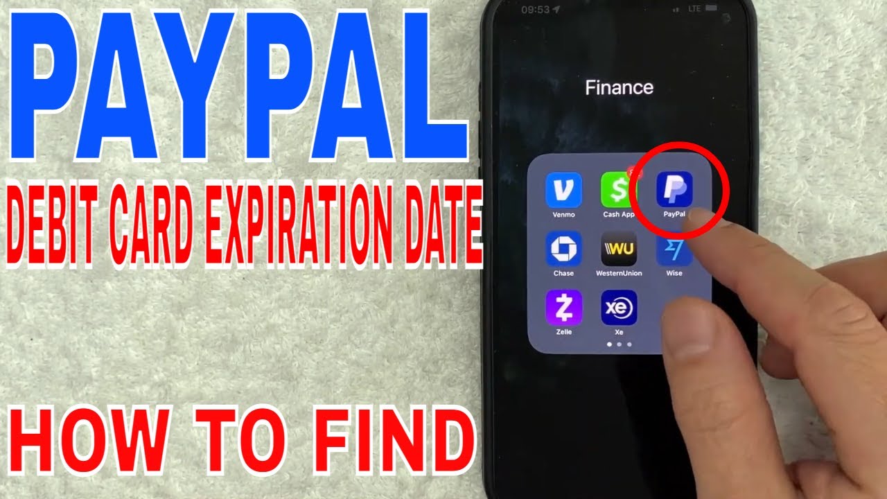 how-to-find-paypal-debit-card-expiration-date-youtube