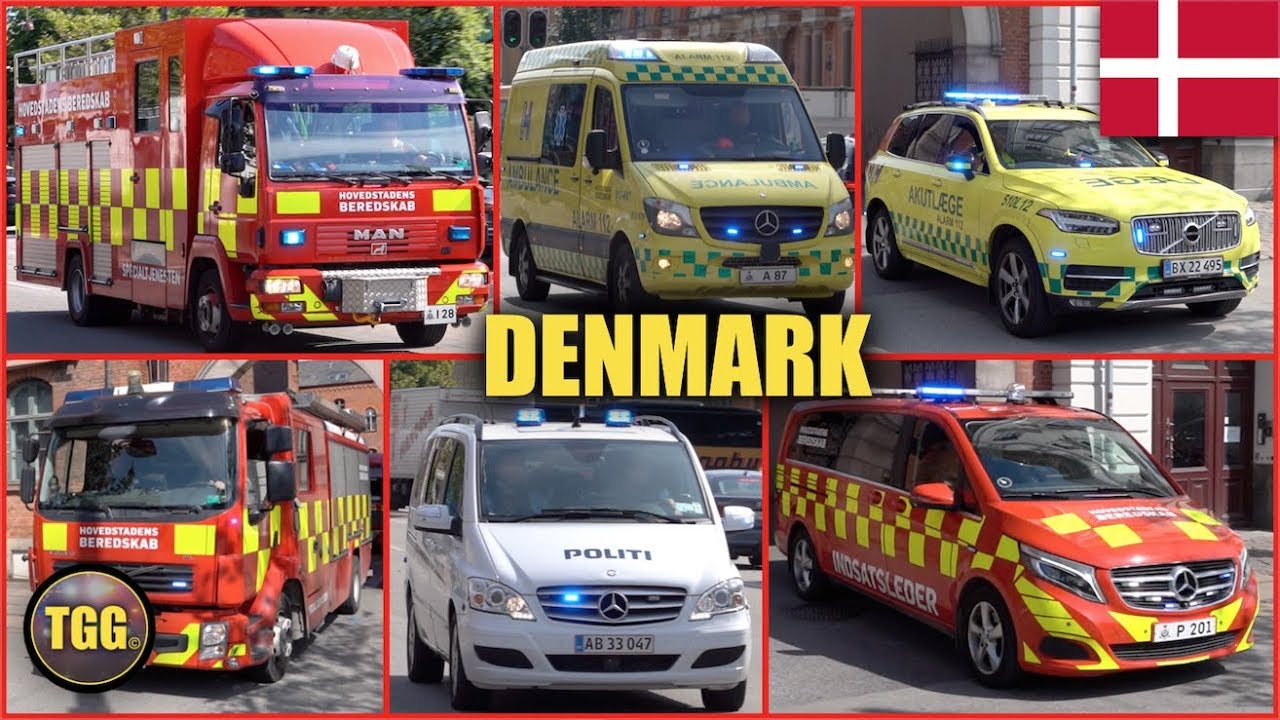 [Copenhagen] Police, Fire & Ambulance Responding Urgently! YouTube