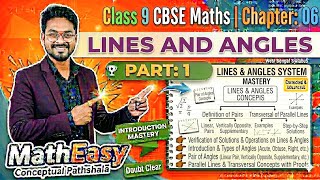 Lines and Angles Class 9: STOP Memorizing, Start Visualizing! 🧠 (Part 1) | MathEasy| 