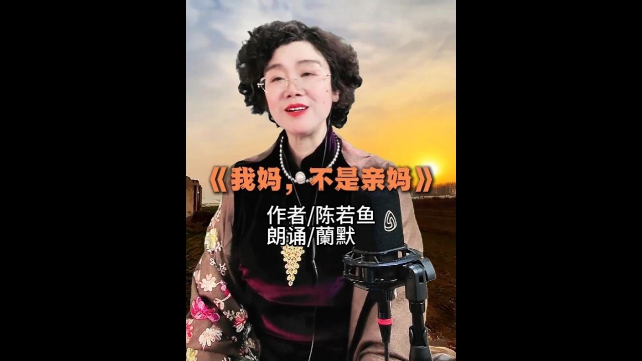 《我妈，不是亲妈》 作者陈若鱼朗诵蘭默#继母 #母爱 #亲情