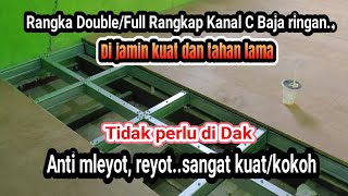 Mezzanine kokoh dengan rangka Full Double - Renovasi kamar lantai 2 (Part 2)