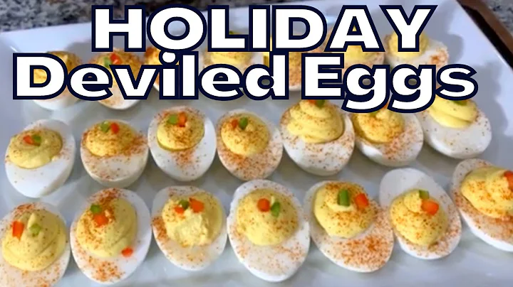 How To Make Holiday Deviled Eggs
