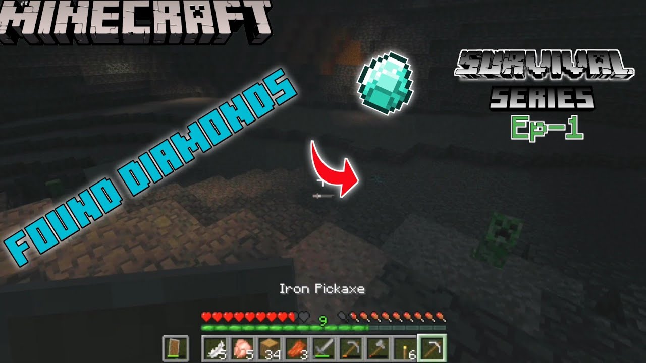 Found Diamonds In First Episode | Minecraft Survival Series Ep-1 | # ...