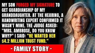My Son Forged My Signature to Steal My Granddaughter's Trust Fund—He Didn't Know Who Held the...