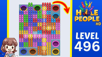 Hole People Level 496 Solution Walkthrough
