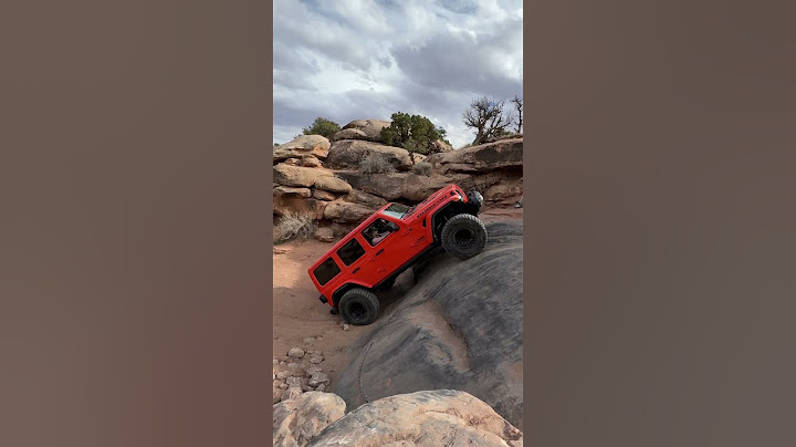 One of the harder spots on Gold Bar Rim! #jeep #wrangler #rubicon #offroad #offroading #4x4
