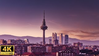 Madrid 4K - Relaxing Music Along With Beautiful Nature Videos