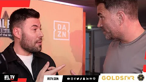 'YOU F***** UP…’ EDDIE HEARN & BEN SHALOM AWKWARD & HEATED EXCHANGE OVER EUBANK JR v BENN