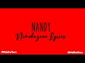 Nandy Nimekuzoea Lyric Video Nandy Nimekuzoea Lyric Video