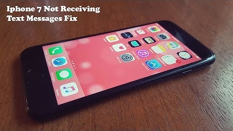 Iphone 7 / Iphone 7 Plus Not Receiving Text Messages Fix - Fliptroniks.com
