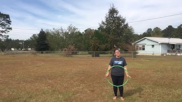 Beginner Hula Hoop trick: No Handed Smear