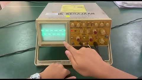 How to calibrate the oscilloscope 