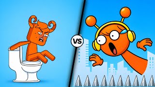 Crazy toilet vs Spooky ragdoll / Max All Level Gameplay - Android.ios screenshot 4