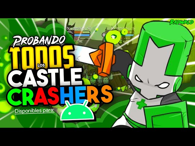 Castle Crashers en Exagear v3.8.1 android gama media Configuracion 