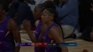 Candace Parker and Nneka Ogwumike Double Doubles vs Connecticut Sun
