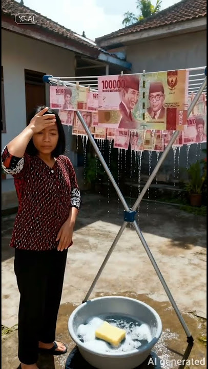 beraktivitas pagi bestyy 😂 menjemur baju dulu ehh salah uang maksudnya 🤣🤣