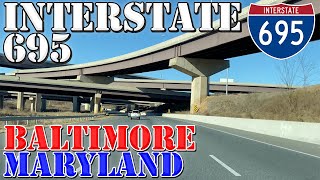 I-695 - Baltimore Beltway FULL Loop ALL Exits - Baltimore - Maryland - 4K Highway Drive screenshot 3