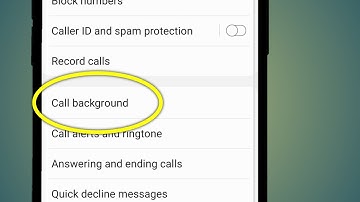Samsung Mobile Me Call Background Kaise Change Kare | Calling Background Kaise Lagaen