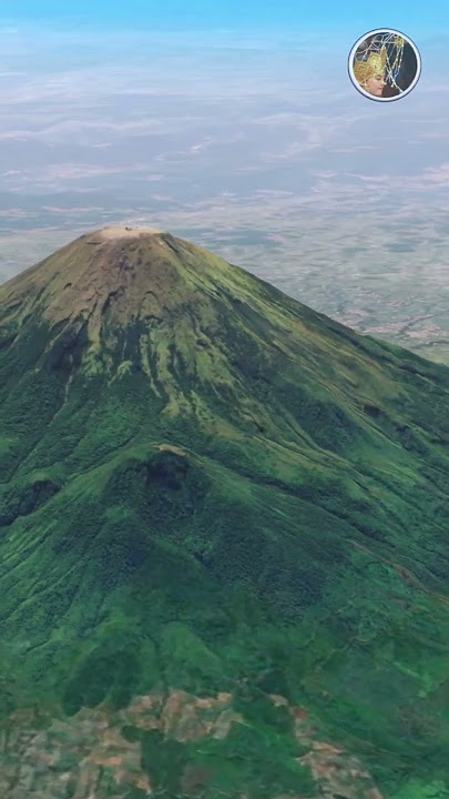 Gunung Kembar, Sindoro dan Sumbing di Jawa Tengah #shorts #gunungsumbing #gunungsindoro