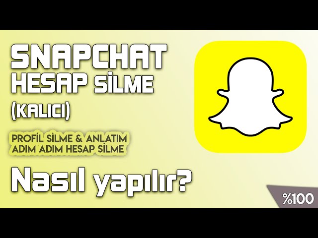 Snapchat hesap silme & snapchat hesap dondurma ve snapchat üyelik silme nasıl yapılır? 1 YouTube video