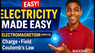 Electricity Physics {PHY112} Made Easy | Electric Charge & Electric Field Explained Simply