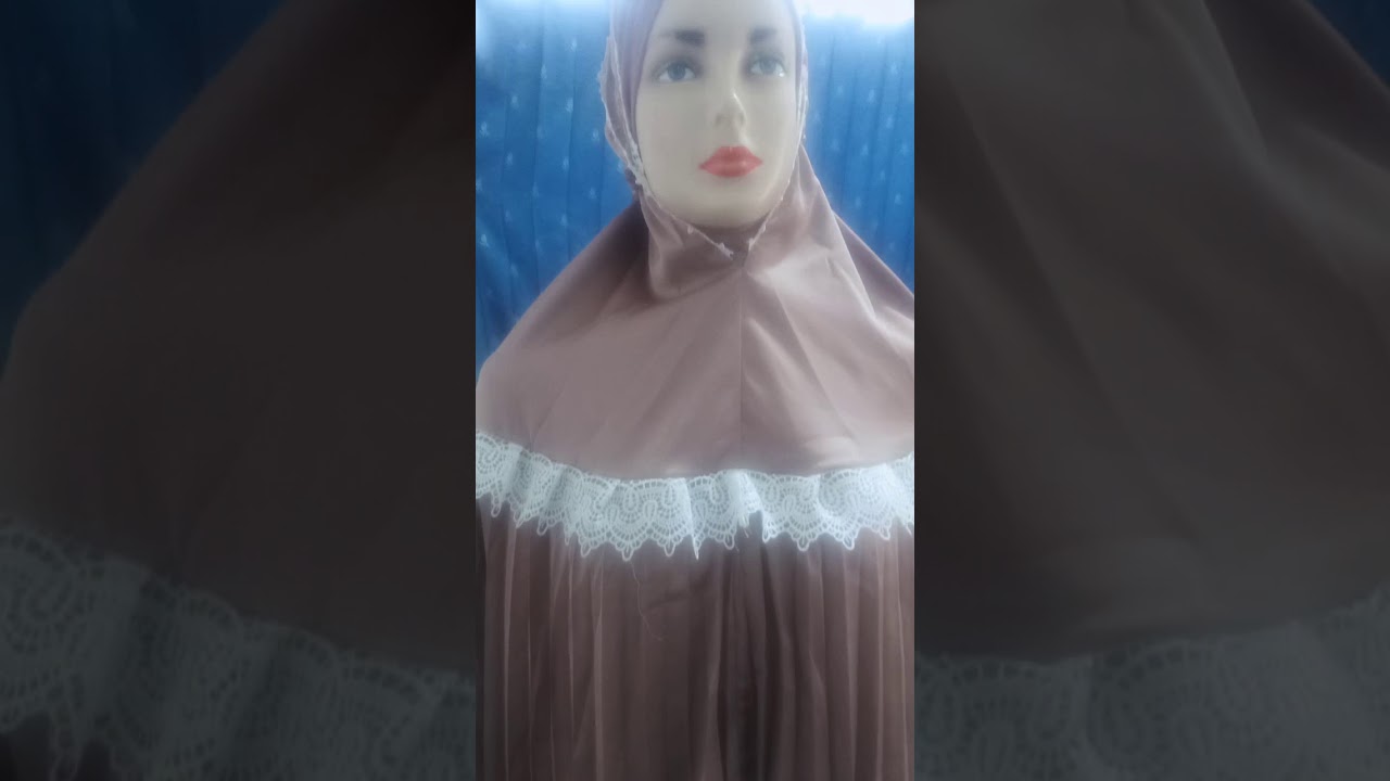 Mukena plisket,bahan silk armani YouTube Mukena plisket,bahan silk armani YouTube