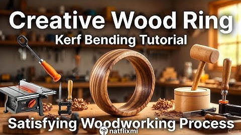 How to Make Wood Bend Like Rubber – Impossible Flexible Ring Full Kerf Bending Tutorial!