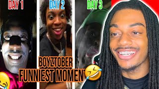 Funniest Moments from Boyztober REACTION!