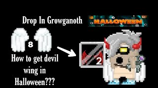 Cara membuat devil wings di Event Halloween Growtopia