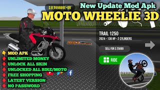 MOTO WHEELIE 3D MOD APK 0.22 | UNLIMITED MONEY | FREE SHOPPING | UNLOCK ALL BIKE screenshot 2