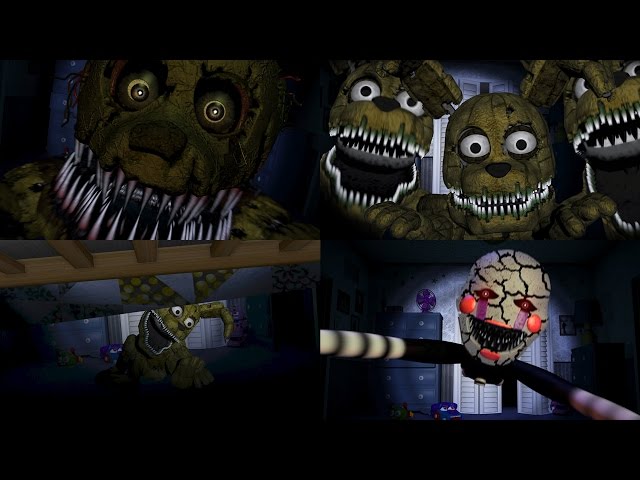 Nightmare Puppet Jumpscare?! (FNAF4) 