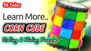 How to solve Corn Cube | Rolling And Sliding Puzzle #maize #Cube #puzzle