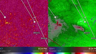 Two Possible Tornadoes Near Bolivia North Carolina