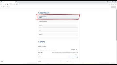 Rename a Class in Google Classroom