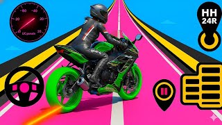 Motorcycle Stunt Racing Game 2026 - Extreme Bike Stunts Mega Ramp Challenge - Android Gameplay Ep 12 screenshot 2