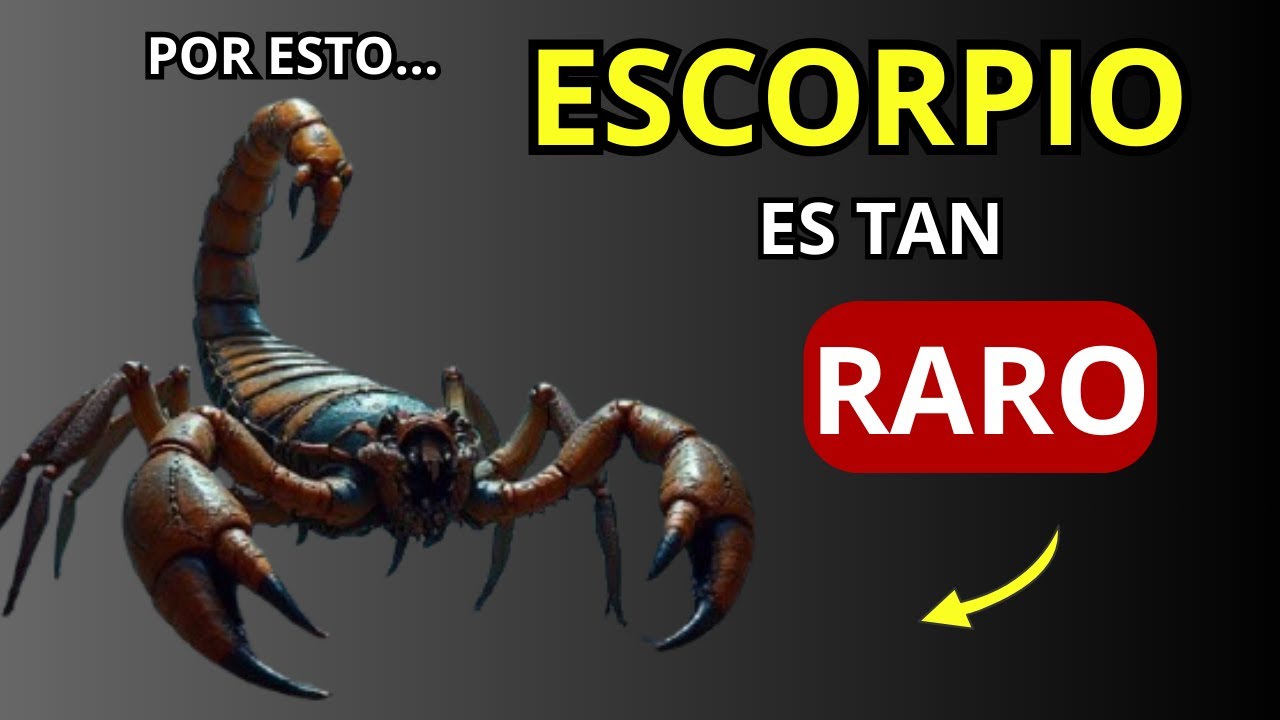 10 Rasgos que hacen RARO a ESCORPIO ♏ Por qué es tan extraño... #escorpio