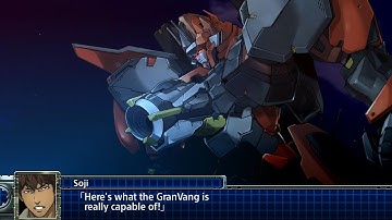 GranVang (Soji, ver  2) - Super Robot Wars T - All Attacks [English]