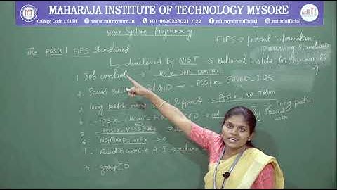 The POSIX.1 FIPS , The X/Open Standard. UNIX and POSIX APIs | VII | CSE | Module 1 | USP | Session 5