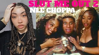 NLE Choppa - SLUT ME OUT 2 (Official Music Video) REACTION