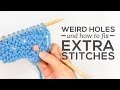 How to fix extra stitches