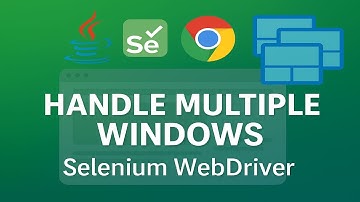 How to handle multiple Windows in Selenium WebDriver | getWindowHandle, getWindowHandles, switchTo#1