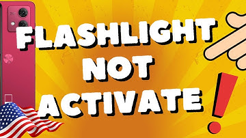 Why does the flashlight not activate when shaking Motorola Moto G54 5G, G84, G73, G53, and Edge 40