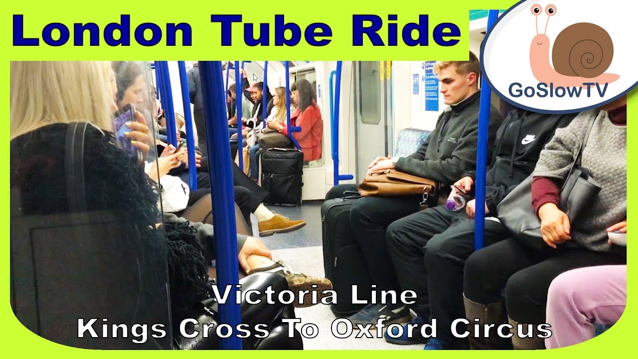 London Underground Tube Ride | King's Cross To Oxford Circus | Victoria Line | Slow TV | 2018